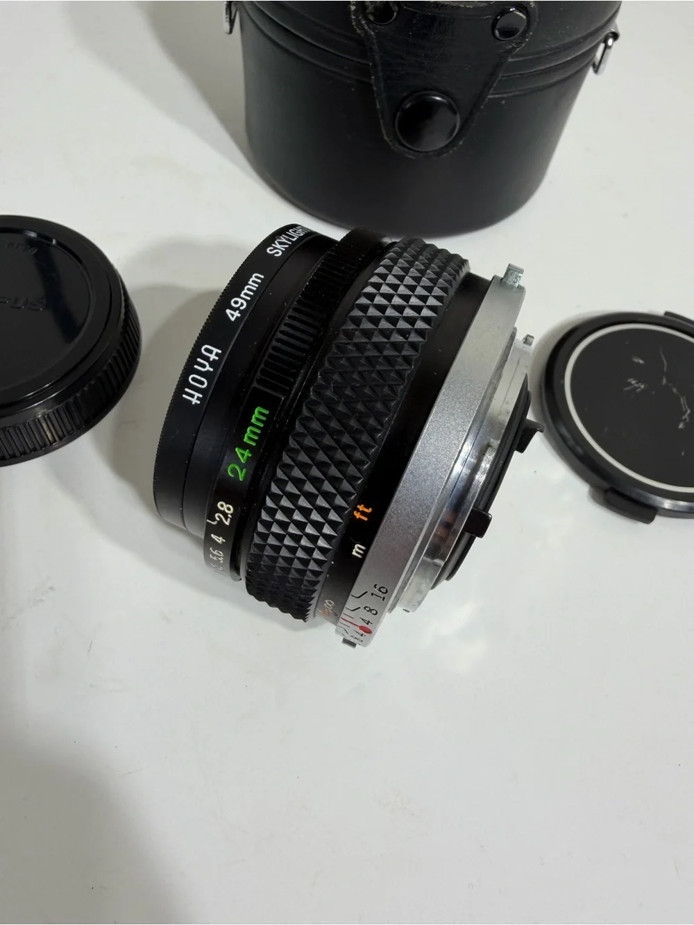 Olympus 24mm F2.8 Lens with Case